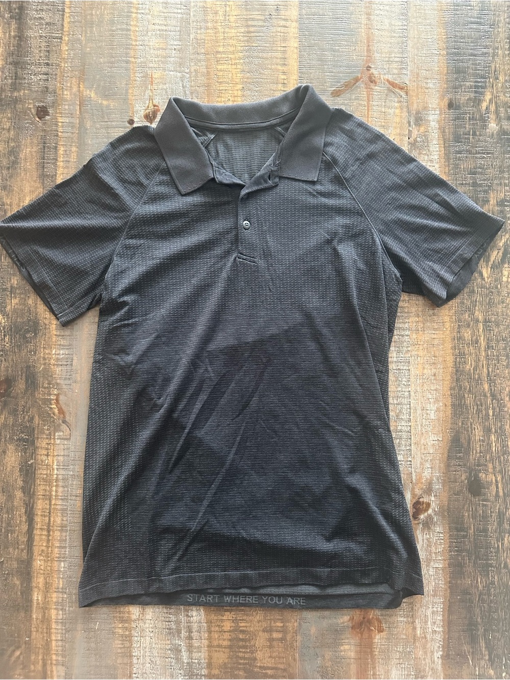 lululemon athletica Black Men's Athletic Polo